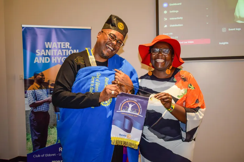 Members at a club health awareness event
