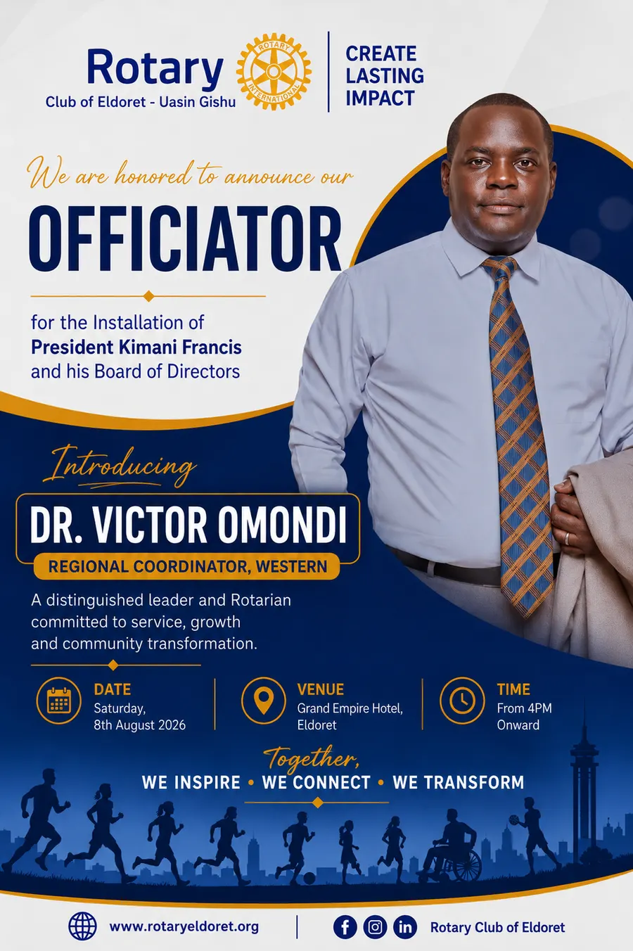 Dr. Victor Omondi, Regional Coordinator, Western