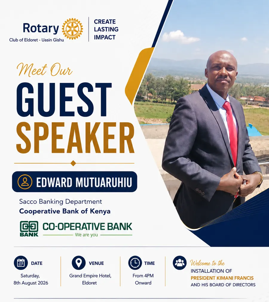 Edward Mutuaruhiu, Sacco Banking Department, Co-operative Bank of Kenya
